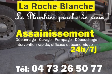assainissement La Roche-Blanche - vidange La Roche-Blanche - curage La Roche-Blanche - pompage La Roche-Blanche - eaux usées La Roche-Blanche - camion pompe La Roche-Blanche
