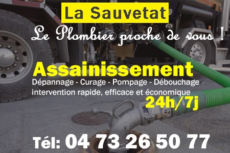 assainissement La Sauvetat - vidange La Sauvetat - curage La Sauvetat - pompage La Sauvetat - eaux usées La Sauvetat - camion pompe La Sauvetat