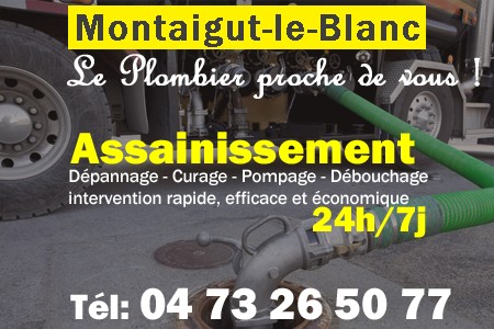 assainissement Montaigut-le-Blanc - vidange Montaigut-le-Blanc - curage Montaigut-le-Blanc - pompage Montaigut-le-Blanc - eaux usées Montaigut-le-Blanc - camion pompe Montaigut-le-Blanc