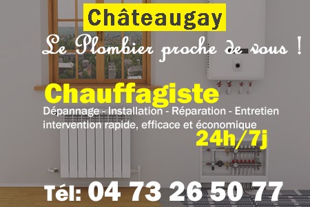 chauffage Châteaugay - depannage chaudiere Châteaugay - chaufagiste Châteaugay - installation chauffage Châteaugay - depannage chauffe eau Châteaugay