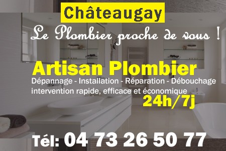 Plombier Châteaugay - Plomberie Châteaugay - Plomberie pro Châteaugay - Entreprise plomberie Châteaugay - Dépannage plombier Châteaugay