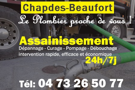 assainissement Chapdes-Beaufort - vidange Chapdes-Beaufort - curage Chapdes-Beaufort - pompage Chapdes-Beaufort - eaux usées Chapdes-Beaufort - camion pompe Chapdes-Beaufort