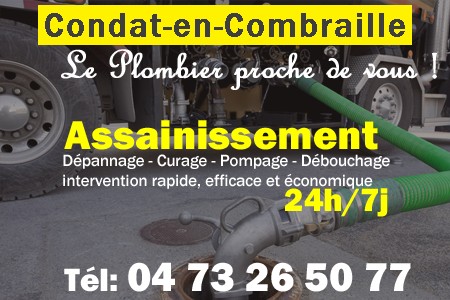 assainissement Condat-en-Combraille - vidange Condat-en-Combraille - curage Condat-en-Combraille - pompage Condat-en-Combraille - eaux usées Condat-en-Combraille - camion pompe Condat-en-Combraille