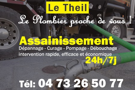 assainissement Le Theil - vidange Le Theil - curage Le Theil - pompage Le Theil - eaux usées Le Theil - camion pompe Le Theil