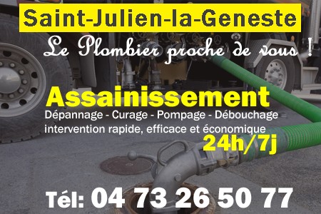 assainissement Saint-Julien-la-Geneste - vidange Saint-Julien-la-Geneste - curage Saint-Julien-la-Geneste - pompage Saint-Julien-la-Geneste - eaux usées Saint-Julien-la-Geneste - camion pompe Saint-Julien-la-Geneste