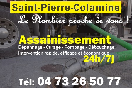 assainissement Saint-Pierre-Colamine - vidange Saint-Pierre-Colamine - curage Saint-Pierre-Colamine - pompage Saint-Pierre-Colamine - eaux usées Saint-Pierre-Colamine - camion pompe Saint-Pierre-Colamine