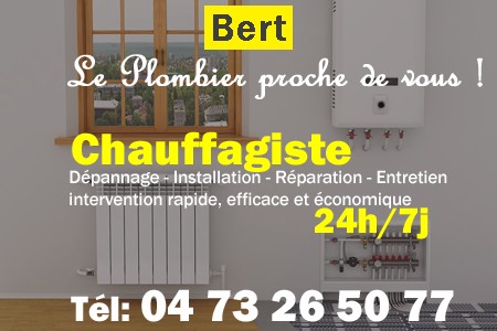 chauffage Bert - depannage chaudiere Bert - chaufagiste Bert - installation chauffage Bert - depannage chauffe eau Bert