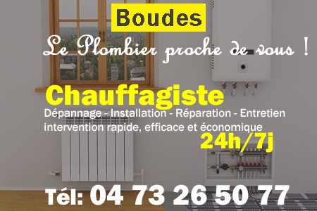 chauffage Boudes - depannage chaudiere Boudes - chaufagiste Boudes - installation chauffage Boudes - depannage chauffe eau Boudes