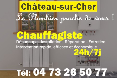 chauffage Château-sur-Cher - depannage chaudiere Château-sur-Cher - chaufagiste Château-sur-Cher - installation chauffage Château-sur-Cher - depannage chauffe eau Château-sur-Cher