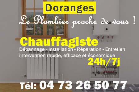 chauffage Doranges - depannage chaudiere Doranges - chaufagiste Doranges - installation chauffage Doranges - depannage chauffe eau Doranges