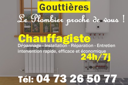chauffage Gouttières - depannage chaudiere Gouttières - chaufagiste Gouttières - installation chauffage Gouttières - depannage chauffe eau Gouttières