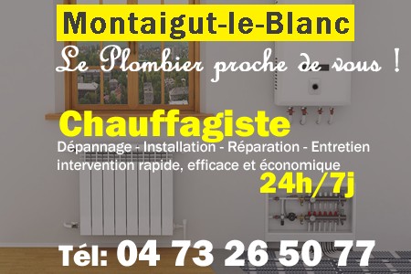 chauffage Montaigut-le-Blanc - depannage chaudiere Montaigut-le-Blanc - chaufagiste Montaigut-le-Blanc - installation chauffage Montaigut-le-Blanc - depannage chauffe eau Montaigut-le-Blanc