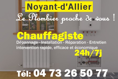 chauffage Noyant-d'Allier - depannage chaudiere Noyant-d'Allier - chaufagiste Noyant-d'Allier - installation chauffage Noyant-d'Allier - depannage chauffe eau Noyant-d'Allier