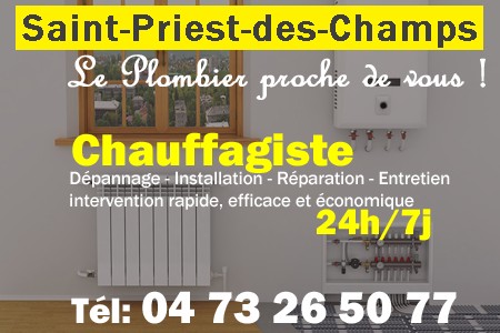 chauffage Saint-Priest-des-Champs - depannage chaudiere Saint-Priest-des-Champs - chaufagiste Saint-Priest-des-Champs - installation chauffage Saint-Priest-des-Champs - depannage chauffe eau Saint-Priest-des-Champs