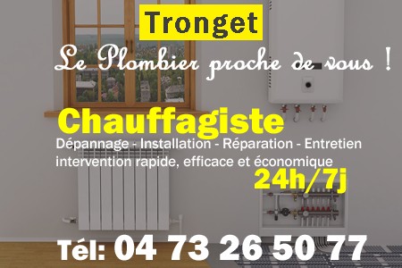 chauffage Tronget - depannage chaudiere Tronget - chaufagiste Tronget - installation chauffage Tronget - depannage chauffe eau Tronget