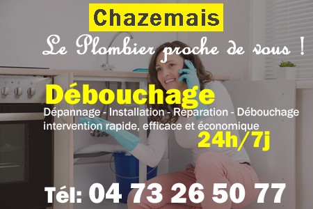 deboucher wc Chazemais - déboucher évier Chazemais - toilettes bouchées Chazemais - déboucher toilette Chazemais - furet plomberie Chazemais - canalisation bouchée Chazemais - évier bouché Chazemais - wc bouché Chazemais - dégorger Chazemais - déboucher lavabo Chazemais - debouchage Chazemais - dégorgement canalisation Chazemais - déboucher tuyau Chazemais - degorgement Chazemais - débouchage Chazemais - plomberie evacuation Chazemais