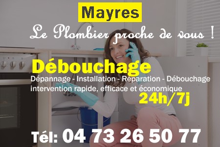 deboucher wc Mayres - déboucher évier Mayres - toilettes bouchées Mayres - déboucher toilette Mayres - furet plomberie Mayres - canalisation bouchée Mayres - évier bouché Mayres - wc bouché Mayres - dégorger Mayres - déboucher lavabo Mayres - debouchage Mayres - dégorgement canalisation Mayres - déboucher tuyau Mayres - degorgement Mayres - débouchage Mayres - plomberie evacuation Mayres