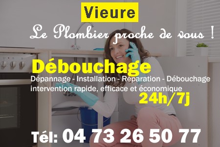 deboucher wc Vieure - déboucher évier Vieure - toilettes bouchées Vieure - déboucher toilette Vieure - furet plomberie Vieure - canalisation bouchée Vieure - évier bouché Vieure - wc bouché Vieure - dégorger Vieure - déboucher lavabo Vieure - debouchage Vieure - dégorgement canalisation Vieure - déboucher tuyau Vieure - degorgement Vieure - débouchage Vieure - plomberie evacuation Vieure