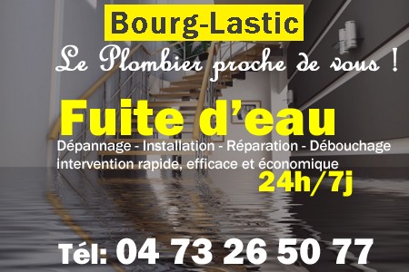 fuite Bourg-Lastic - fuite d'eau Bourg-Lastic - fuite wc Bourg-Lastic - recherche de fuite Bourg-Lastic - détection de fuite Bourg-Lastic - dépannage fuite Bourg-Lastic