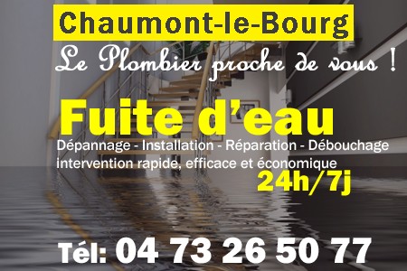 fuite Chaumont-le-Bourg - fuite d'eau Chaumont-le-Bourg - fuite wc Chaumont-le-Bourg - recherche de fuite Chaumont-le-Bourg - détection de fuite Chaumont-le-Bourg - dépannage fuite Chaumont-le-Bourg