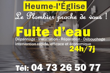 fuite Heume-l'Église - fuite d'eau Heume-l'Église - fuite wc Heume-l'Église - recherche de fuite Heume-l'Église - détection de fuite Heume-l'Église - dépannage fuite Heume-l'Église