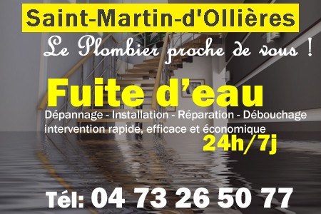 fuite Saint-Martin-d'Ollières - fuite d'eau Saint-Martin-d'Ollières - fuite wc Saint-Martin-d'Ollières - recherche de fuite Saint-Martin-d'Ollières - détection de fuite Saint-Martin-d'Ollières - dépannage fuite Saint-Martin-d'Ollières