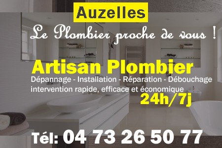 Plombier Auzelles - Plomberie Auzelles - Plomberie pro Auzelles - Entreprise plomberie Auzelles - Dépannage plombier Auzelles