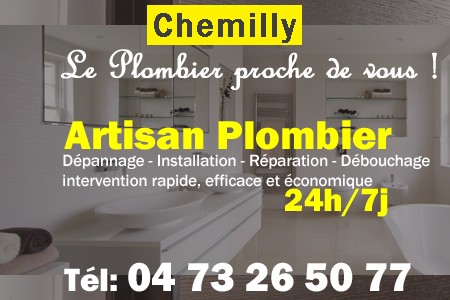 Plombier Chemilly - Plomberie Chemilly - Plomberie pro Chemilly - Entreprise plomberie Chemilly - Dépannage plombier Chemilly