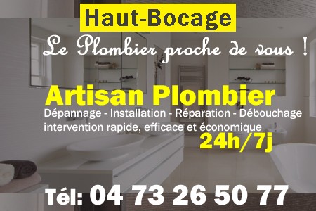 Plombier Haut-Bocage - Plomberie Haut-Bocage - Plomberie pro Haut-Bocage - Entreprise plomberie Haut-Bocage - Dépannage plombier Haut-Bocage