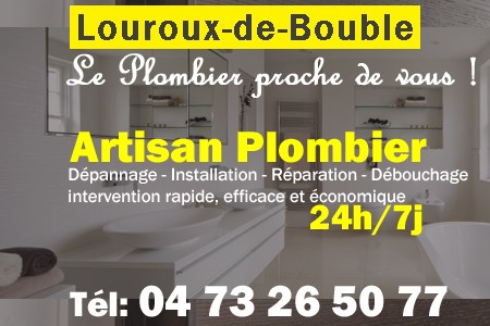 Plombier Louroux-de-Bouble - Plomberie Louroux-de-Bouble - Plomberie pro Louroux-de-Bouble - Entreprise plomberie Louroux-de-Bouble - Dépannage plombier Louroux-de-Bouble