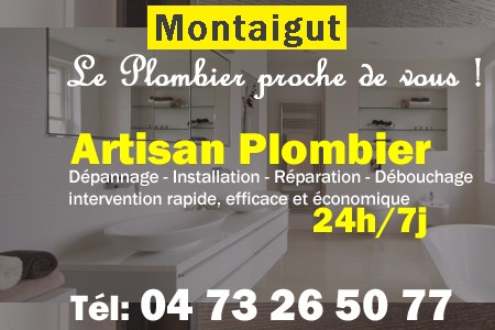 Plombier Montaigut - Plomberie Montaigut - Plomberie pro Montaigut - Entreprise plomberie Montaigut - Dépannage plombier Montaigut