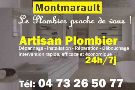 Plombier Montmarault - Plomberie Montmarault - Plomberie pro Montmarault - Entreprise plomberie Montmarault - Dépannage plombier Montmarault