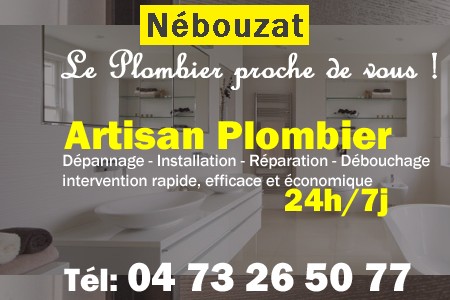 Plombier Nébouzat - Plomberie Nébouzat - Plomberie pro Nébouzat - Entreprise plomberie Nébouzat - Dépannage plombier Nébouzat