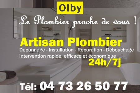 Plombier Olby - Plomberie Olby - Plomberie pro Olby - Entreprise plomberie Olby - Dépannage plombier Olby