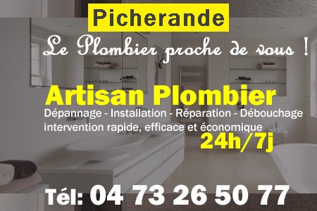 Plombier Picherande - Plomberie Picherande - Plomberie pro Picherande - Entreprise plomberie Picherande - Dépannage plombier Picherande