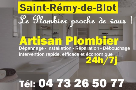 Plombier Saint-Rémy-de-Blot - Plomberie Saint-Rémy-de-Blot - Plomberie pro Saint-Rémy-de-Blot - Entreprise plomberie Saint-Rémy-de-Blot - Dépannage plombier Saint-Rémy-de-Blot