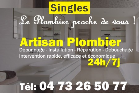 Plombier Singles - Plomberie Singles - Plomberie pro Singles - Entreprise plomberie Singles - Dépannage plombier Singles